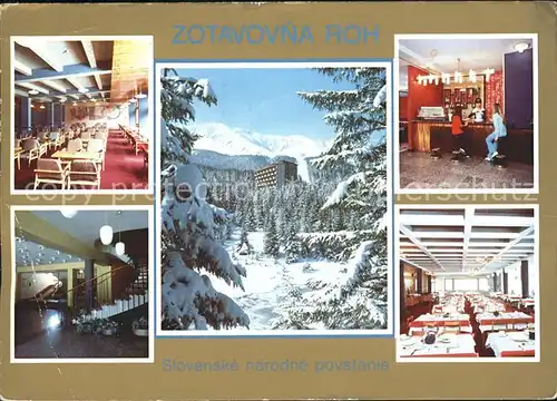 Tatra Vysoke Gebirge Niedere Tatra Hotel Slovenske Kat. Slowakische Republik