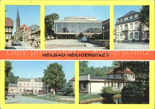 Heiligenstadt Eichsfeld Kulturhaus Am Berge Rathaus Bahnhof Kat. Heiligenstadt