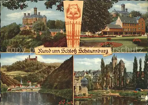 Schloss Schaumburg Balduinstein Waldecker Hof Balduinstein Diez Kat. Balduinstein