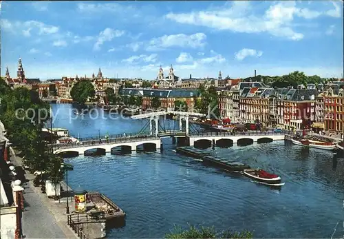 Amsterdam Niederlande Magere Bruecke Amstel Kat. Amsterdam