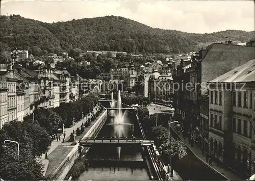 Karlov Mala Moravka Blick auf den Fluss Tepla 