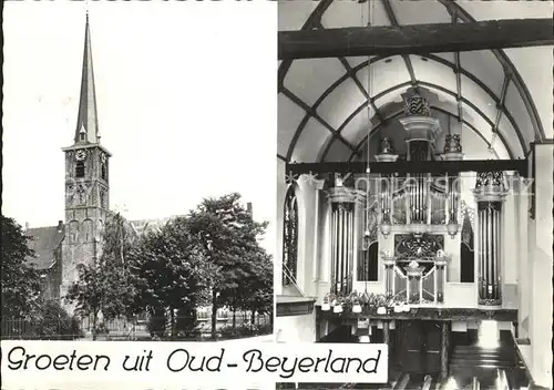 Oud Beijerland Kirch mit Innerem Kat. Oud Beijerland