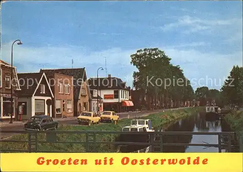 Oosterwolde Partie am Kanal Kat. Oosterwolde