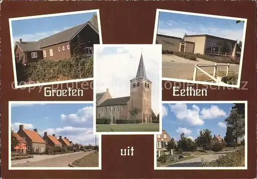 Eethen Stadtansichten und Kirche Kat. Eethen