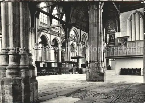 Amsterdam Niederlande Oude Kerk  Noordbeuk naar middelschip Kat. Amsterdam