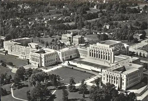 Geneve GE Fliegeraufnahme Le Palais des Nations Kat. Geneve