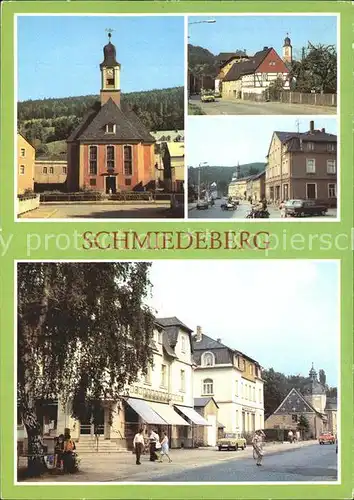 Schmiedeberg  Dippoldiswalde Altenberger Strasse Dreifaltigkeitskirche