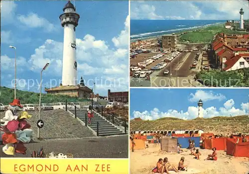 Egmond aan Zee Leuchtturm Strand Kat. Niederlande