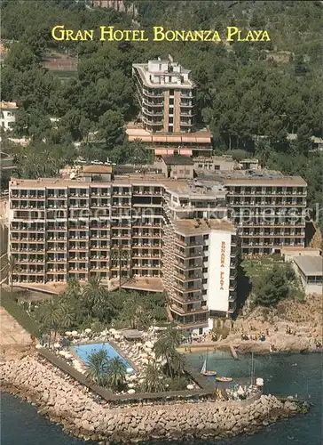 Illetas Gran Hotel Bonanza Playa Fliegeraufnahme Kat. Mallorca