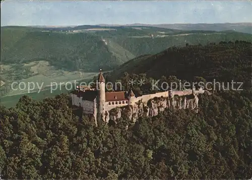 Burg Teck Fliegeraufnahme Kat. Owen