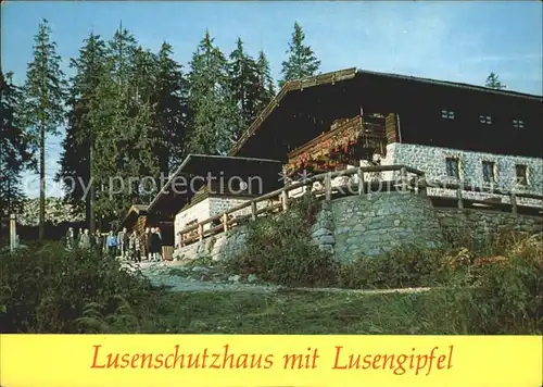 Lusenschutzhaus Lusengipgel  Kat. Neuschoenau