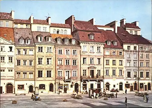 Warszawa Rynek Starego Miasta  Kat. Warschau Polen