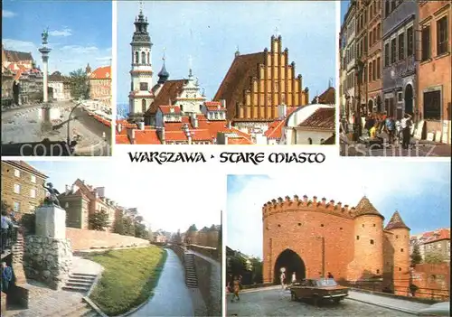 Warszawa Stare Miasto Plac Zamkowy  Kat. Warschau Polen