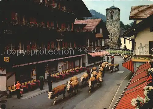 Adelboden Zueglete Dorfstrasse  Kat. Adelboden