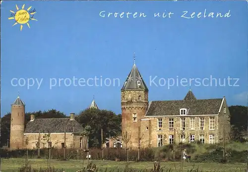 Zeeland Niederlande Schloss  Kat. Niederlande