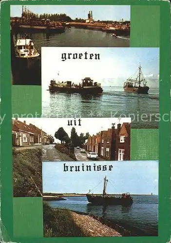 Bruinisse Boote Hafen  Kat. Bruinisse