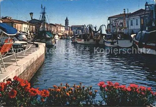 Cesenatico Kanal Hafen  Kat. Italien