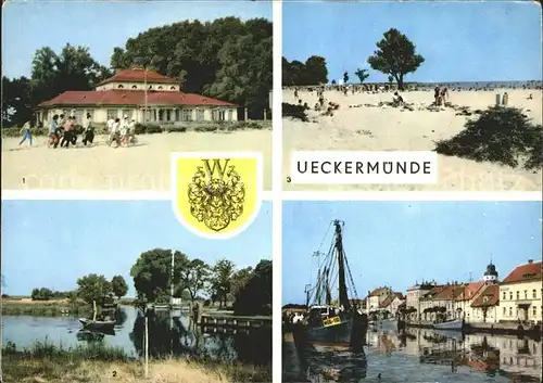 ueckermuende HOG Strandbad ueckermuendung Strandbad Hafenpartie Kat. Ueckermuende