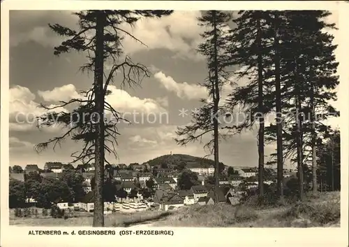 Altenberg Erzgebirge mit Geisingberg Kat. Geising