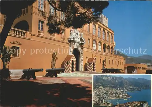 Monaco Palais de Prince Vue generale de la Principaute Kat. Monaco