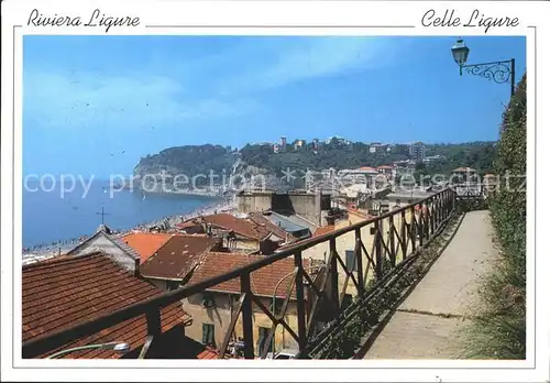 Celle Ligure Panoramaansicht Kat. Italien