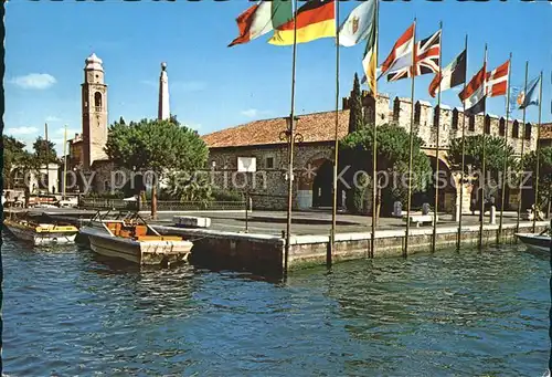 Lago di Garda Lazise Der alte Zoll Kat. Italien