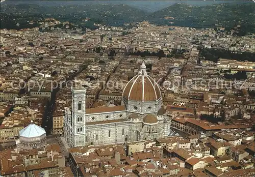 Firenze Toscana Dom Fliegeraufnahme Kat. Firenze