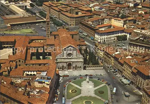 Firenze Toscana Fliegeraufnahme Piazza Santa Maria Novella Kat. Firenze