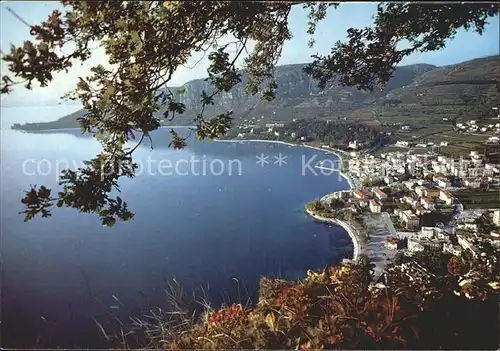 Garda Blick auf die Stadt und den See Kat. Lago di Garda 