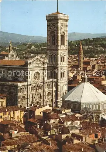 Firenze Toscana Der Dom und der Giotto Glockenturm Kat. Firenze