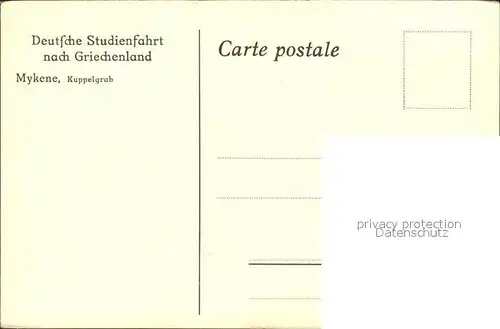 Mykene Deutsche Studienfahrt nach Griechenland Kuppelgrab