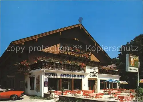 Muehltal Mangfalltal Hotel Gasthof Bruckmuehle  Kat. Muehltal Weyarn