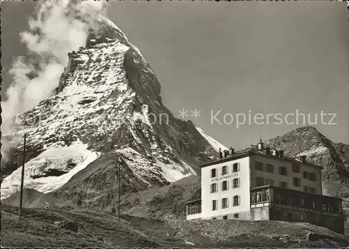 Zermatt VS Hotel Schwarz See Matterhorn  Kat. Zermatt