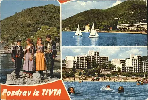 Tivat Strand Tracht Kat. Montenegro