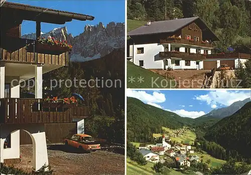 Welschnofen Suedtirol Haus Christian Pension Kat. Nova Levante