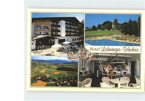 St Georgen Attergau Hotel Lohninger Schober Schwimmbad Panorama Bar Kat. Voecklabruck