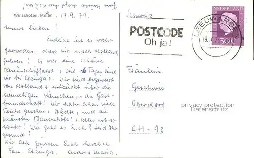 Winschoten Muehle Kat. Niederlande
