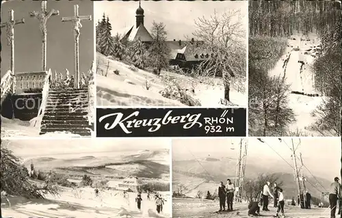 Kreuzberg Rhoen Skigebiet Kat. Gersfeld (Rhoen)