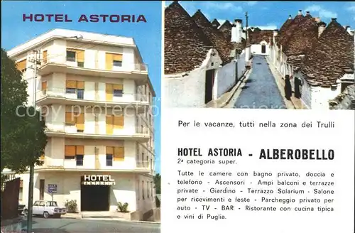 Alberobello Apulien Hotel Astoriaa Kat. Bari