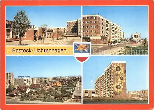 Rostock Lichtenhagen Erna Winken Strasse Wilhelm Hoernig Strasse Kat. Rostock