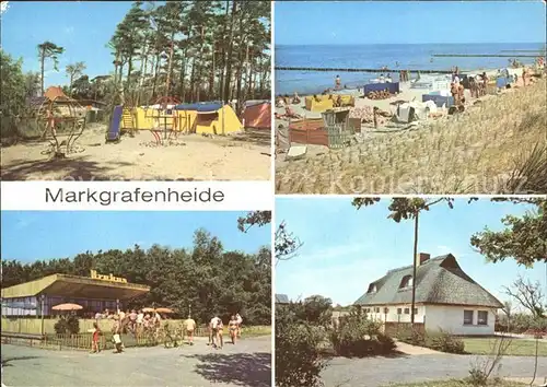 Markgrafenheide Camping Strand  Kat. Rostock Mecklenburg Vorpommern