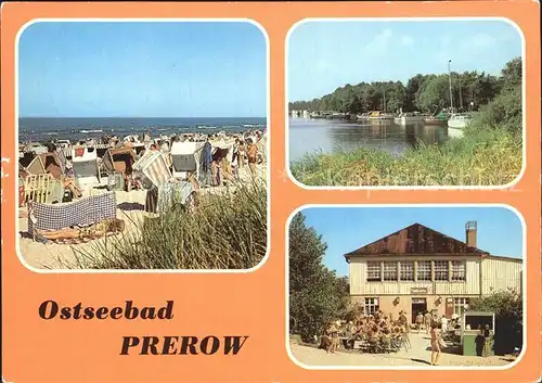 Prerow Ostseebad Strand Milchbar am Duenenhaus / Darss /Nordvorpommern LKR