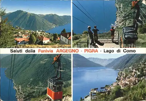 Lago di Como Funivia Argegno Pigra Kat. Italien