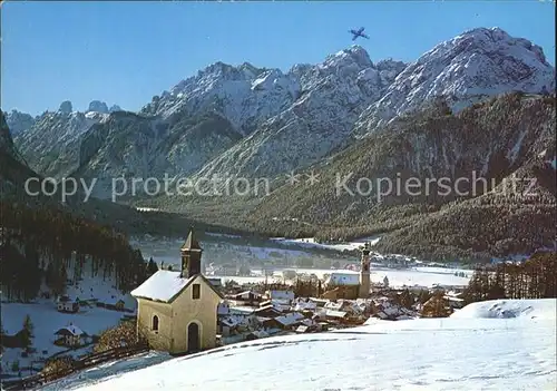 Dobbiaco Pustertal Suedtirol Kapelle Duerrenstein Kat. Toblach Pustertal