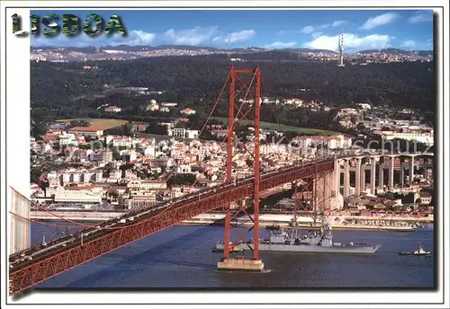 Lisboa Ponte 25 de Abril Vista parcial  Kat. Portugal