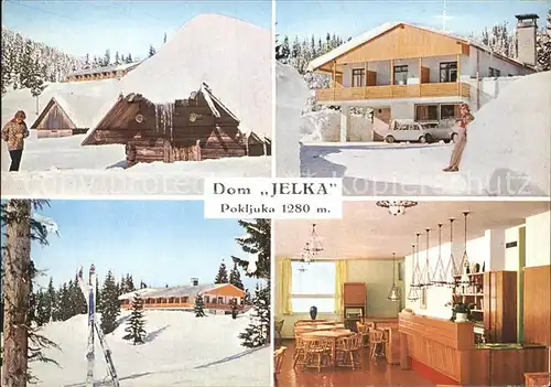 Pokljuka Dom Jelka Ski  Kat. Slovenien