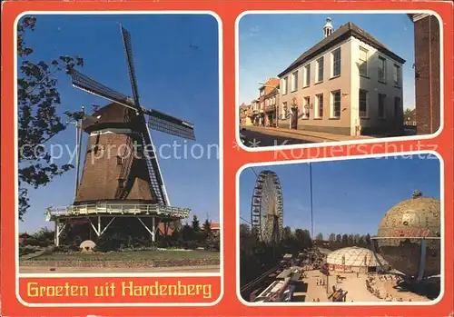 Hardenberg Niederlande Windmuehle Rathaus Vergnuegungspark / Niederlande /