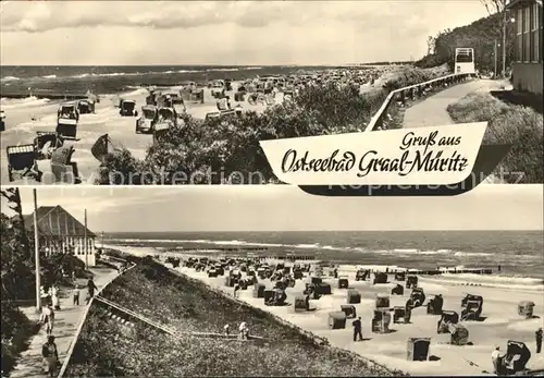 Graal-Mueritz Ostseebad Strand Gaststaette Promenade / Seeheilbad Graal-Mueritz /Bad Doberan LKR