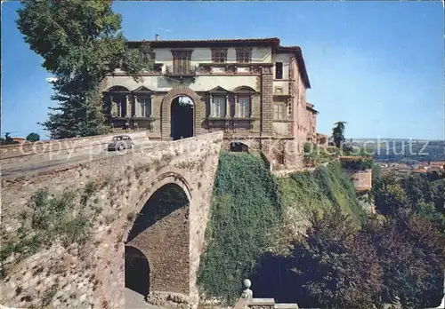 Colle Val d Elsa Palazzo del Campana Opera di Baccio d Agnoli Palast Bruecke
