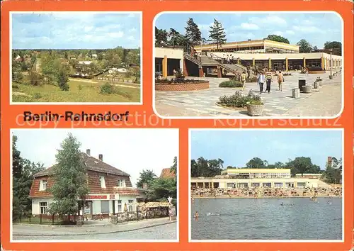 Rahnsdorf Berlin Teilansicht Strandbad Mueggel Cafe Kat. Berlin